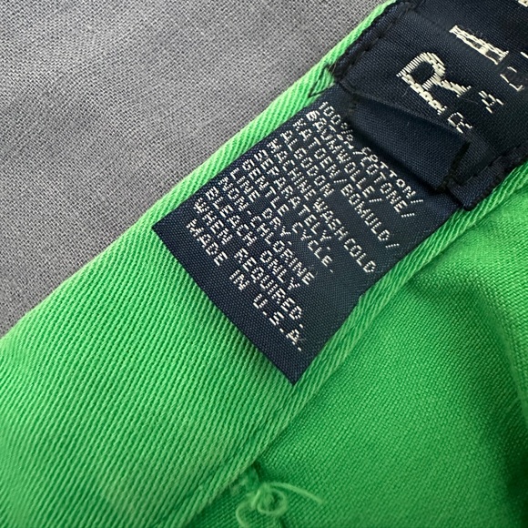 Vintage Ralph Lauren Green Shorts - Picture 6 of 9